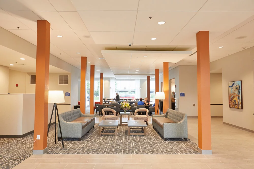 Premier Hotel Properties - Gundersen Hotel & Suites lobby in La Crosse, Wisconsin.