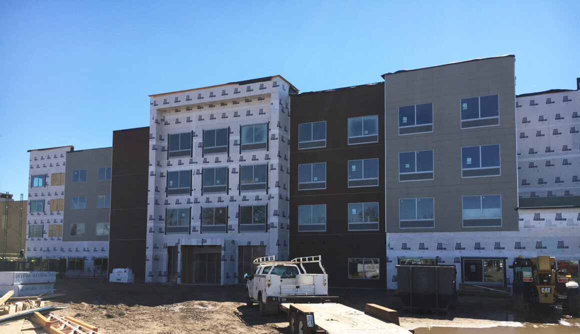 Premier Hotel Properties - Gundersen Hotel & Suites building construction in La Crosse, Wisconsin.